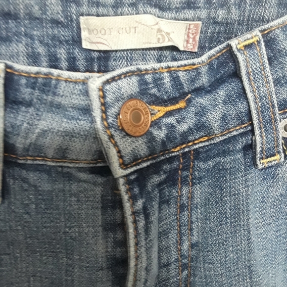 Levis 515 Jeans Boot Cut Womens Size 4 petite short VGC - Picture 5 of 15